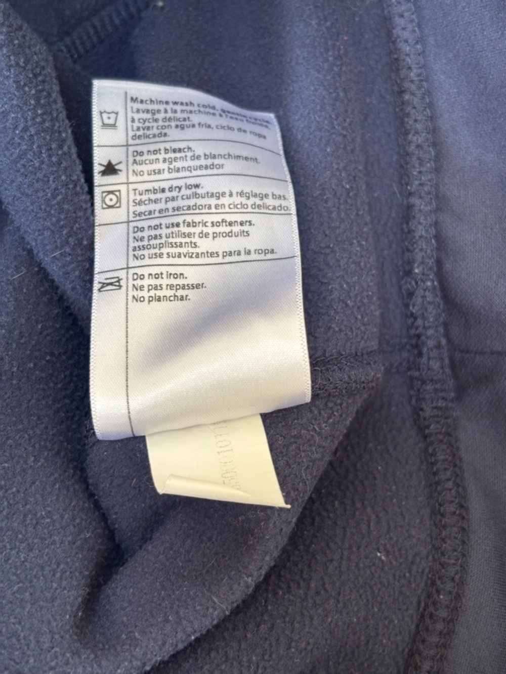 Carhartt Blue Relaxed Fit Hooded Sweatshirt with Teal Logo Men’s XL - Picture 7 of 7